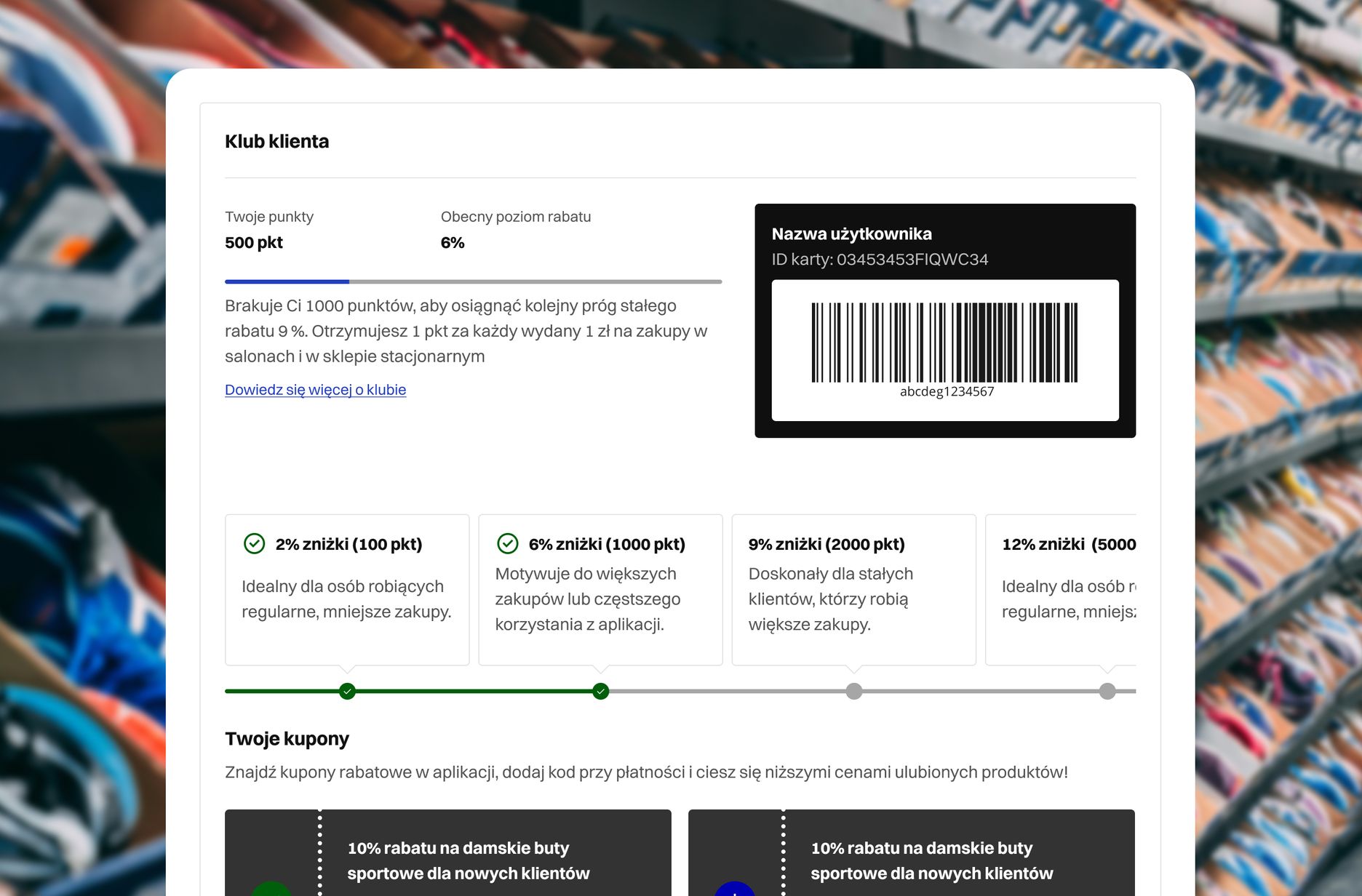 Nowe możliwości programu lojalnościowego marki New Balance, które pojawiły się na platformie eCommerce przygotowanej przez zespół 'merce